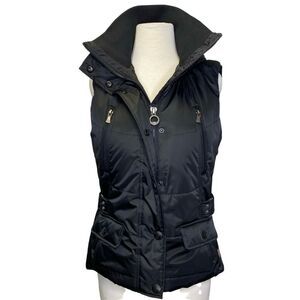 Women's Black Wellenstyn Biscaya Vest with Detachable Hood (Size L)